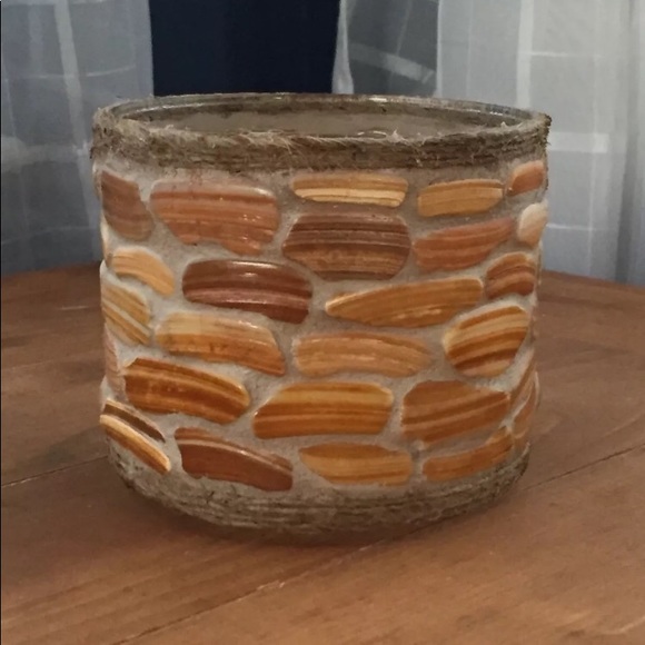 Handmade seashell mosaic bowl - Picture 5 of 8